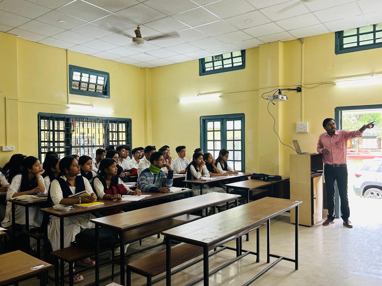 Talk by invited Speaker Dr. Manashjyoti Konwar, Assistant Professor, Department of Chemistry, Dibru College
