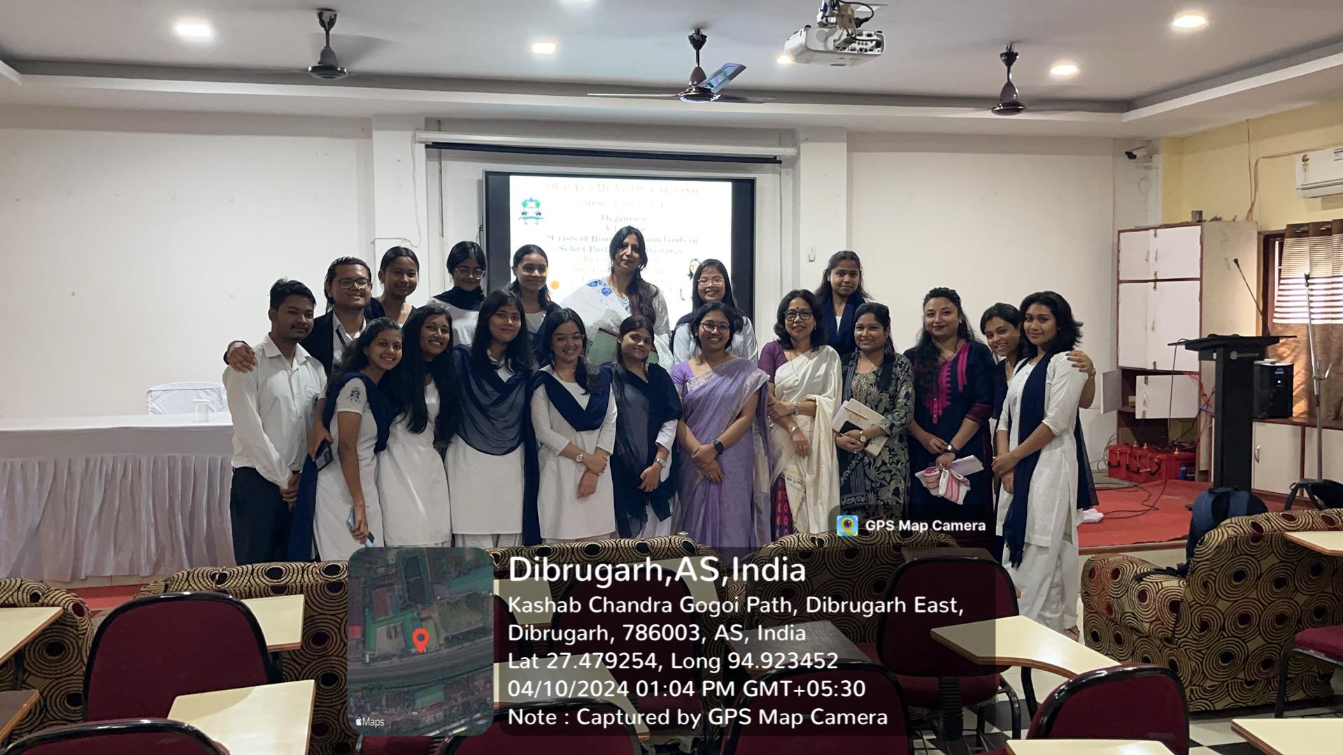 Talk on "Crisis of Home and Homelands in Select Postcolonial Writings"