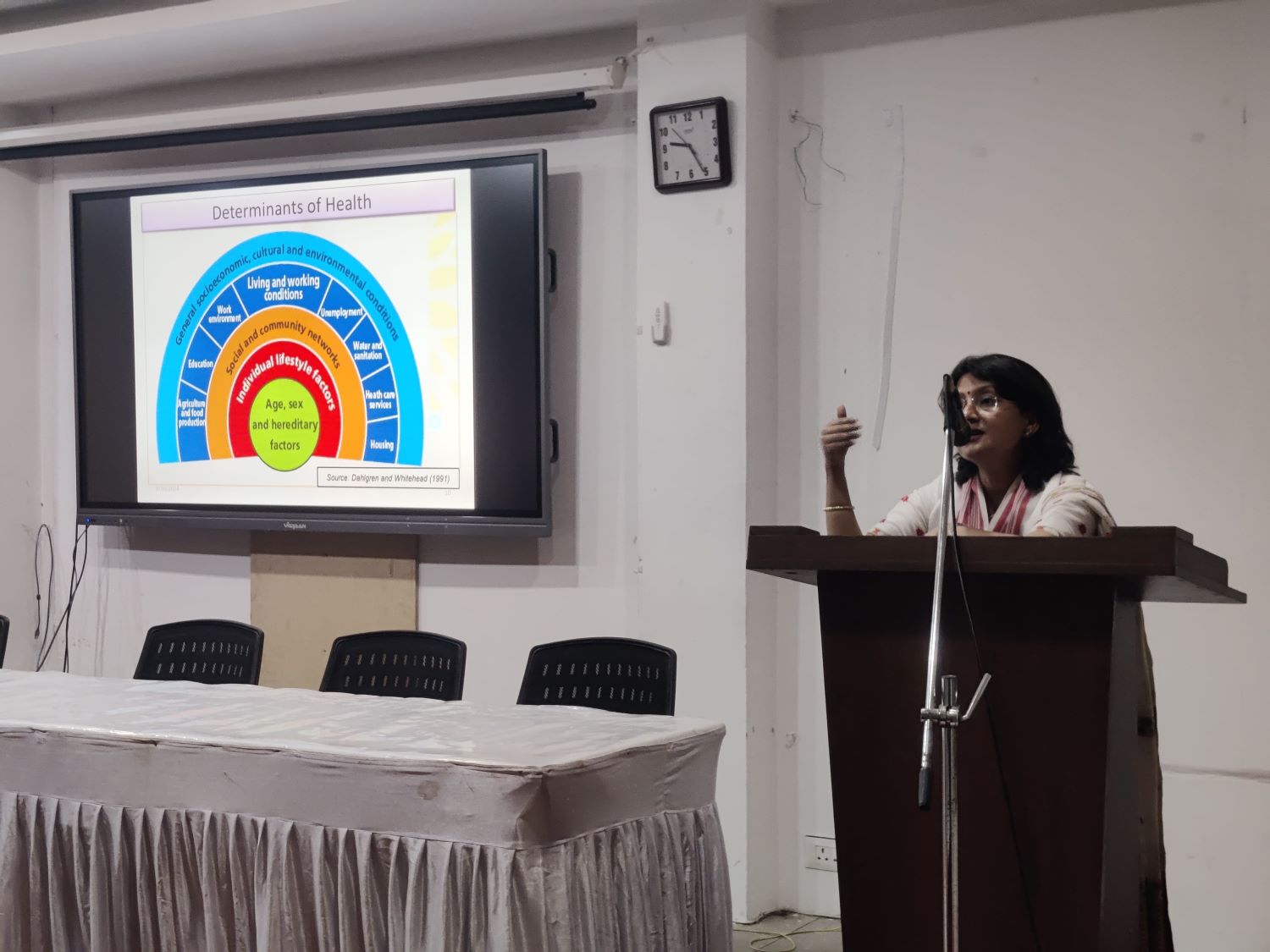 A lecture programme on "Anthropology and Public Health Exploring Avenues for Health Promotion" delivered by Dr.Jenita Baruah, Associate Professor, Dept.of Community Medicine,AMC