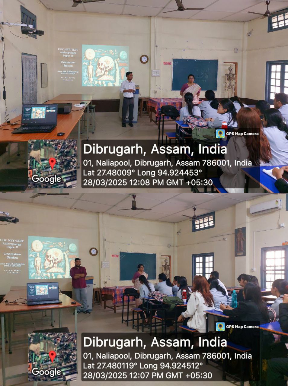 Orientation Session on UGC-NET and NE SLET for post graduate students of the Department of Anthropology 28.03.2025