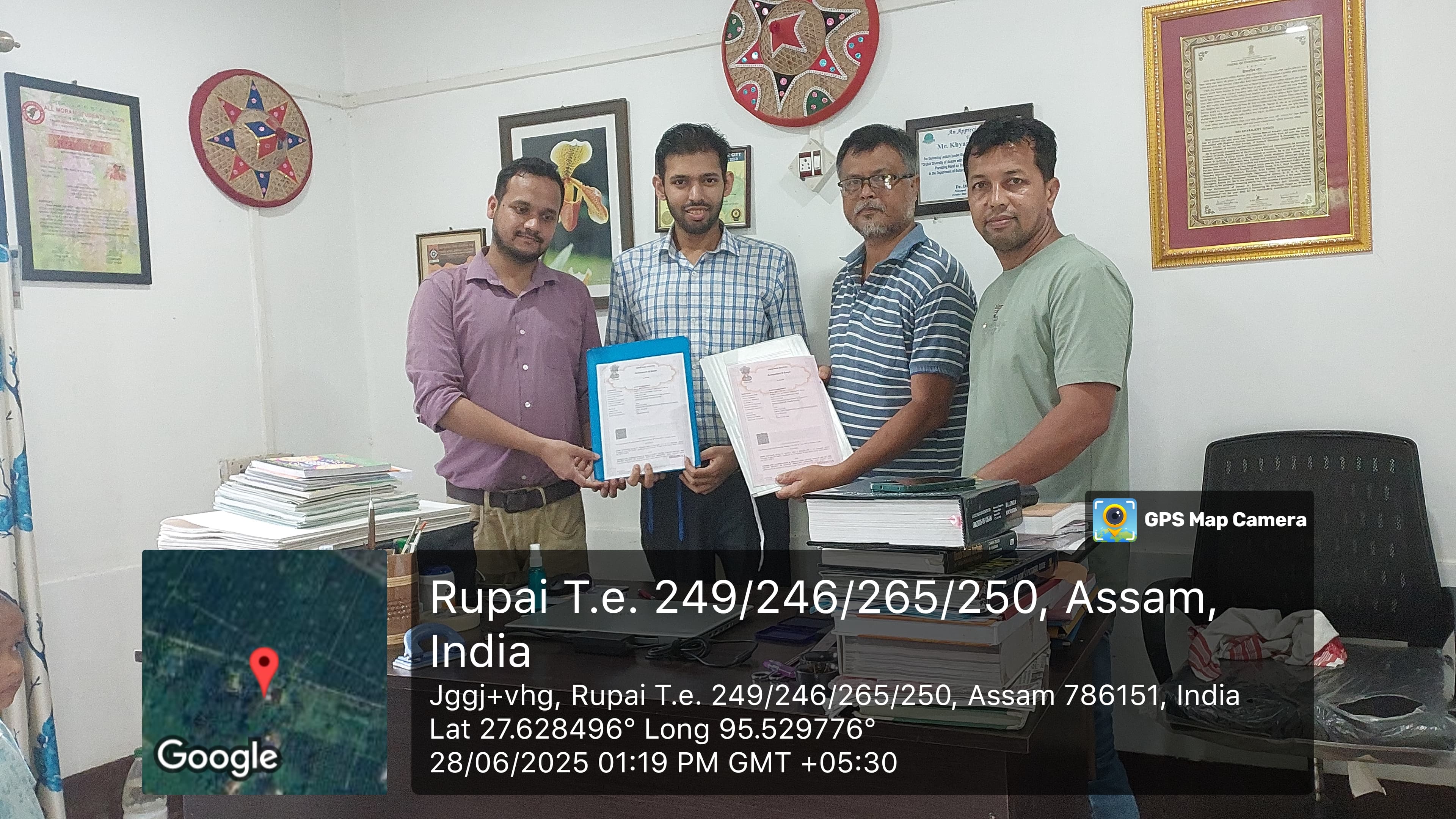 A memorandum of understanding was made on 28/262025 between the Department of Botany, DHSK College and  THE ORCHID SOCIETY OF EASTERN HIMALAYA (TOSEHIM), Talap, Tinsukia