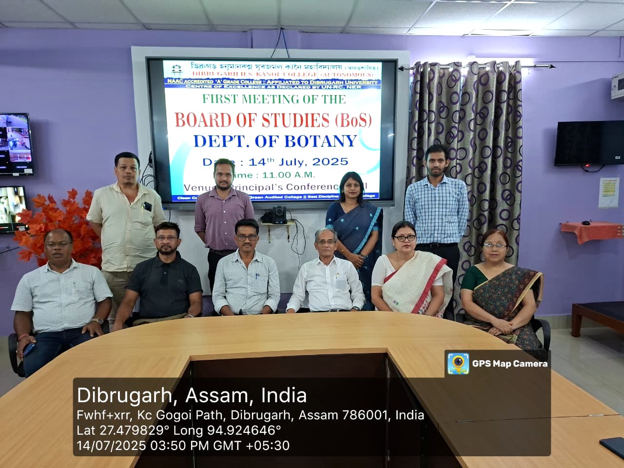 First Board of Studies Meeting