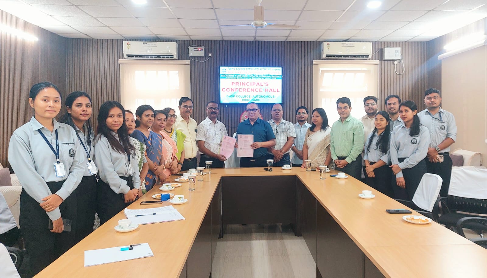 MOU signed by Department of Anthropology DHSK College (Autonomous), Dibrugarh with Department of Anthropology Dhakuakhana College (Autonomous), Dhakuakhana on 27.04.2026