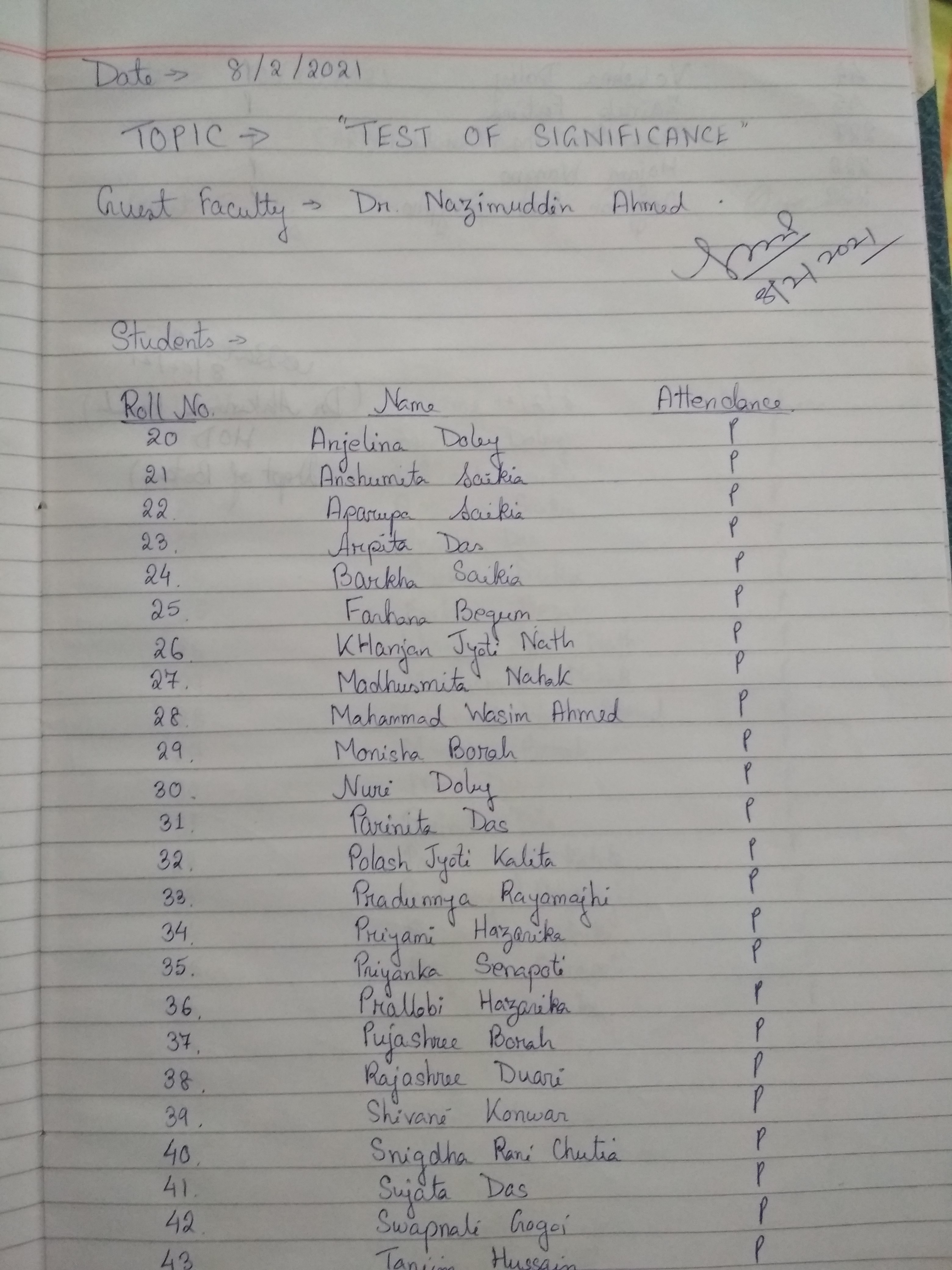 Faculty Exchange Programme