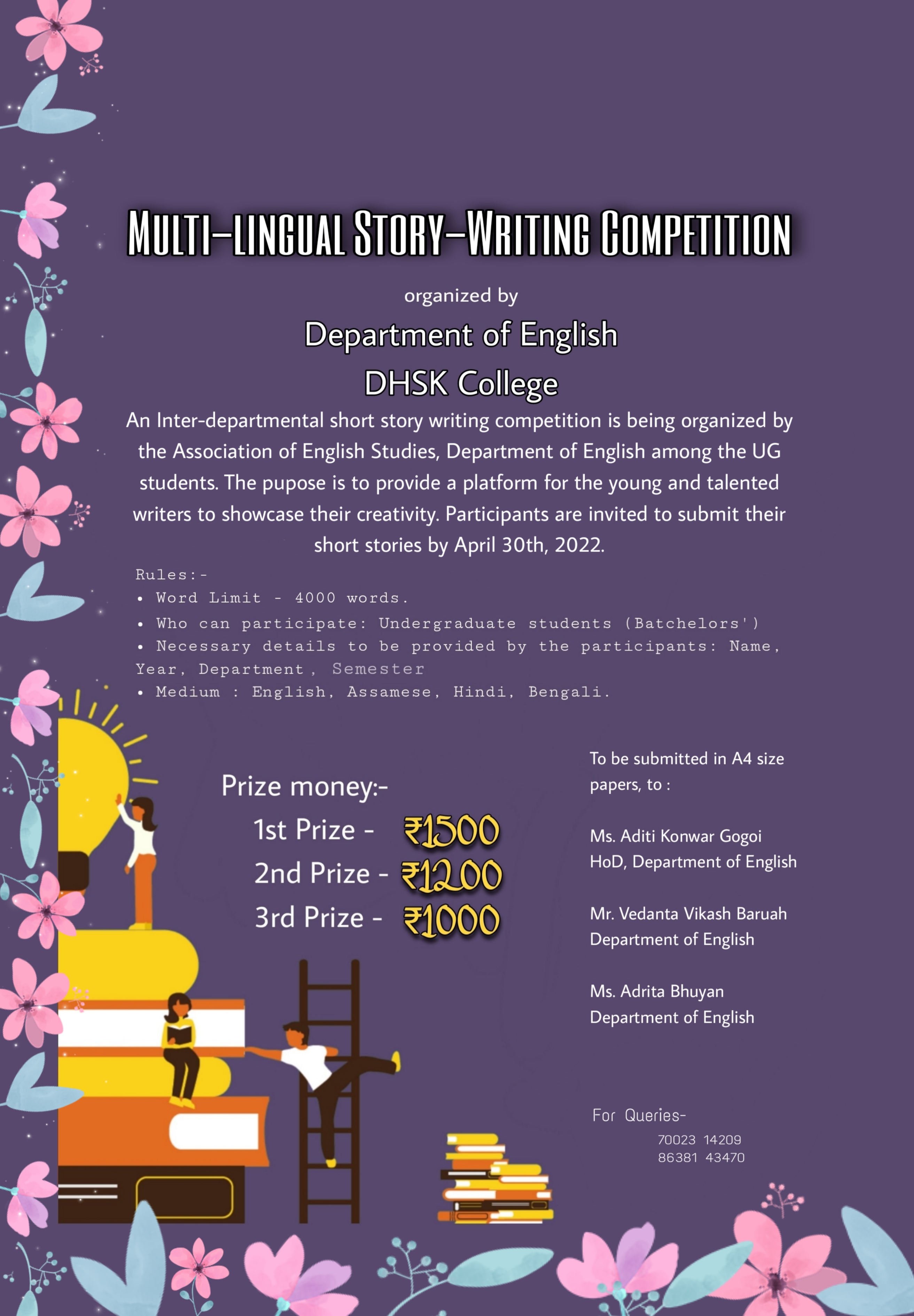 Multi-Lingual Story-Writing Competition