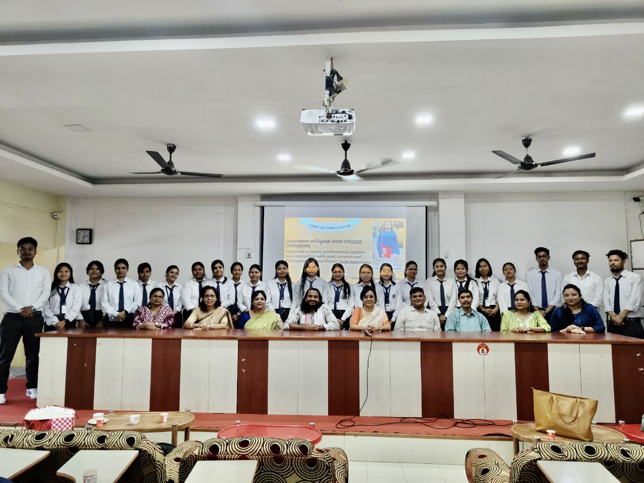 Poetry performance session